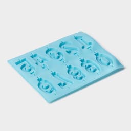 Форма для шоколада Доляна «Цифры», силикон, 26×21 см, 10 ячеек (7×4 см), МИКС