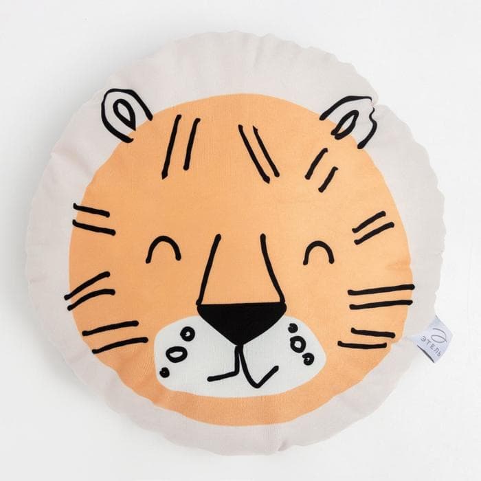 Подушка декоративная детская «Этель. Тигр», 40×40 см, велюр