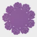 Подставка под горячее «Летний домик», d=19 см, фиолетовая