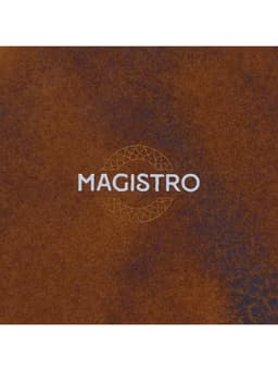 Салатник Magistro Garland, 500 мл, d=16 см, фарфор, синий, коричневый
