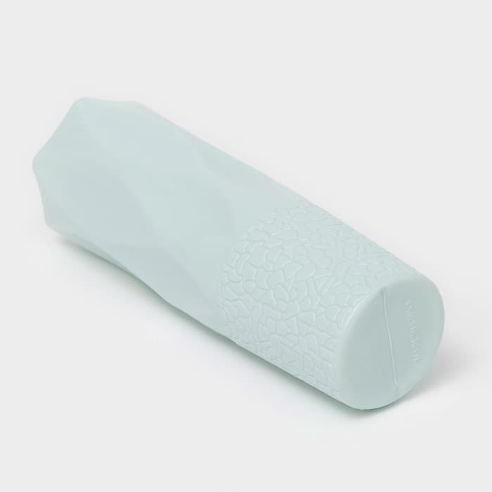 Ваза для цветов, пластик, 7×7×20.8 см, зелёная