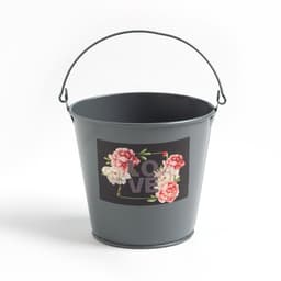 Набор подарочный Love: ведро, полотенце 35×60, лопатка, кисть, венчик, губка