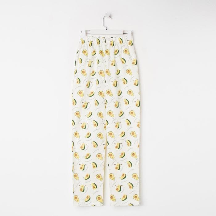 Брюки домашние женские KAFTAN Avocado, размер 40-42, белые