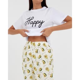 Брюки домашние женские KAFTAN Avocado, размер 40-42, белые