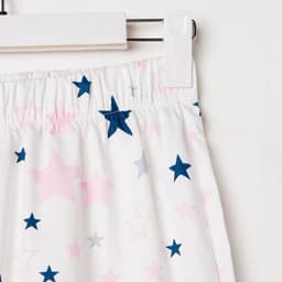 Брюки домашние женские KAFTAN Pink stars, размер 40-42, белые