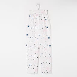 Брюки домашние женские KAFTAN Pink stars, размер 40-42, белые