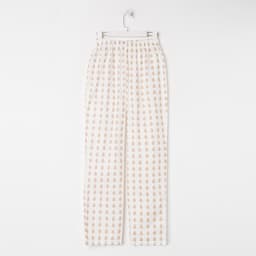 Брюки домашние женские KAFTAN Drops, размер 40-42, белые