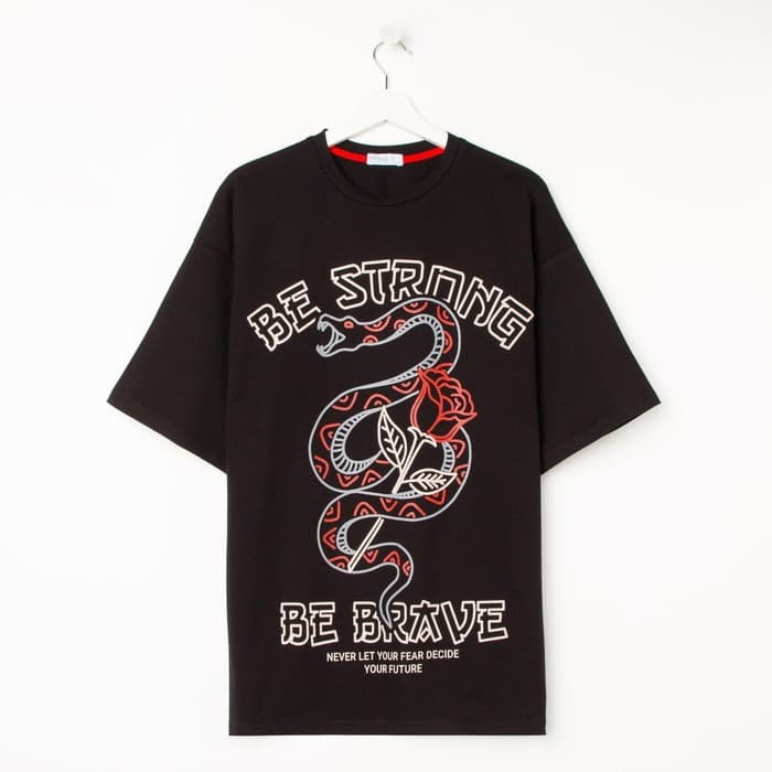 Футболка мужская KAFTAN «Be strong», черный, р. 54