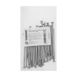 Гвозди ТУНДРА, строительные, ГОСТ 4028-63, без покрытия, 3×70 мм, фасовка 0.2 кг