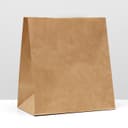 Пакет крафт бумажный фасовочный, прямоугольное дно 32×18×34 см