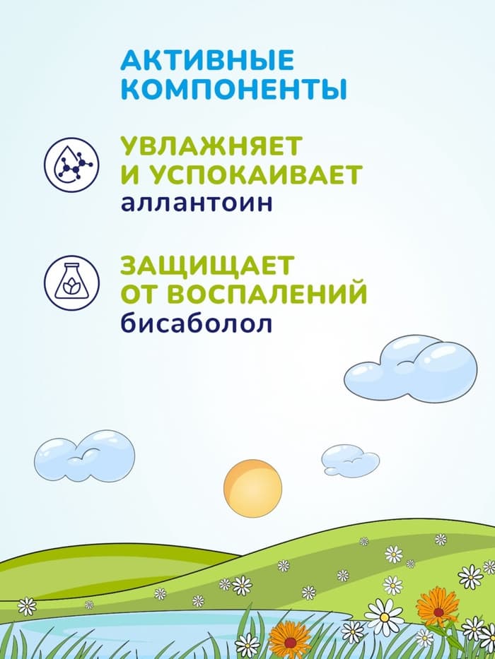 Гель для подмывания мальчиков AQA baby, 250 мл