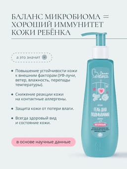 Гель для подмывания девочек Baby Balance мягкий, 250 мл