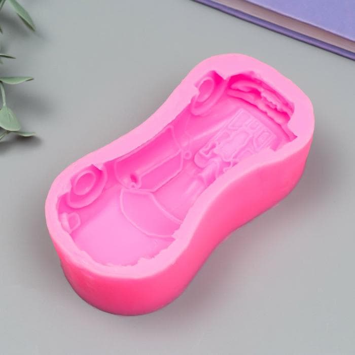 Молд силиконовый «Спортивная машина» 12.8×6×3.5 см