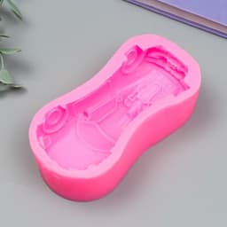 Молд силиконовый «Спортивная машина» 12.8×6×3.5 см