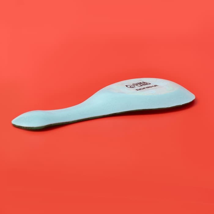 Подставка под ложку Доляна «Счастливый Санта», 21×7.5 см, стекло, зелёная