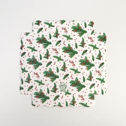 Коробка для кондитерских изделий новогодняя с пластиковой крышкой «С Новым годом», 15×15×3 см