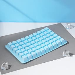 Форма для льда Доляна, 29×17.5×2.5 см, 60 ячеек, МИКС