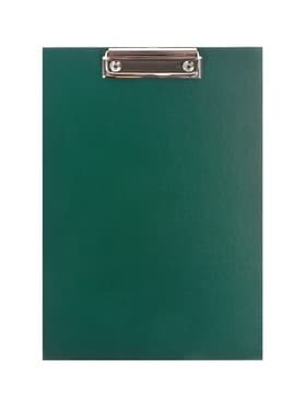 Планшет с зажимом А4, 2 мм, Calligrata прочный, картон/бумвинил, зеленый (клипборд)
