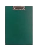 Планшет с зажимом А4, 2 мм, Calligrata прочный, картон/бумвинил, зеленый (клипборд)