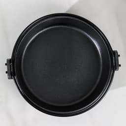 Котелок, 20×5.5 см, с ручкой, чугун, чёрный