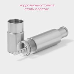 Мельница для специй «Элит», 15×2.5 см, металлический механизм, серебристая
