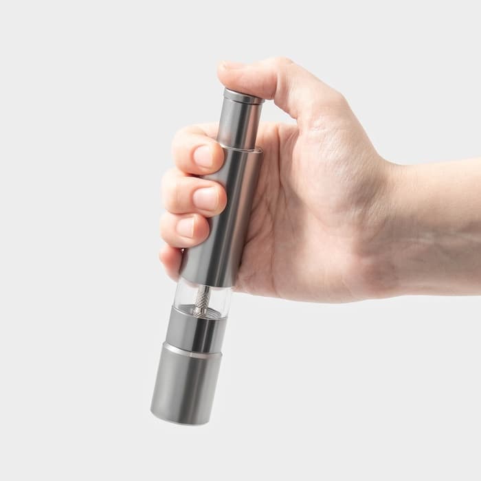 Мельница для специй «Элит», 15×2.5 см, металлический механизм, серебристая