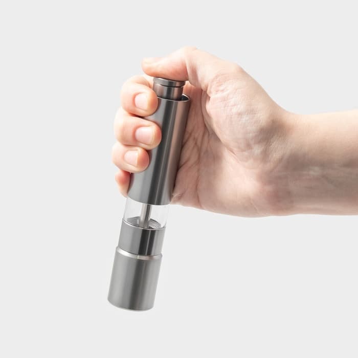 Мельница для специй «Элит», 15×2.5 см, металлический механизм, серебристая