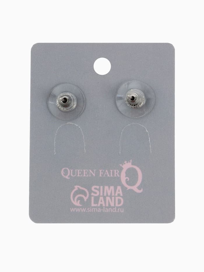 Серьги пластик «Вкусности», динозаврик и цветочек, сине-розовые