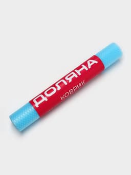 Коврик противоскользящий Доляна «Круги», 30×150 см, прозрачный, голубой