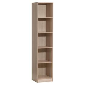 Шкаф открытый для документов «Клик Мебель. Герда», 400×404×1900 мм, цвет ясень шимо светлый