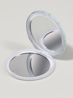 Зеркало складное «Надписи», d=7.5 см, рисунок МИКС