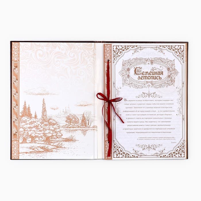 Родословная книга «Наша Семья», 50 листов, 22×31 см