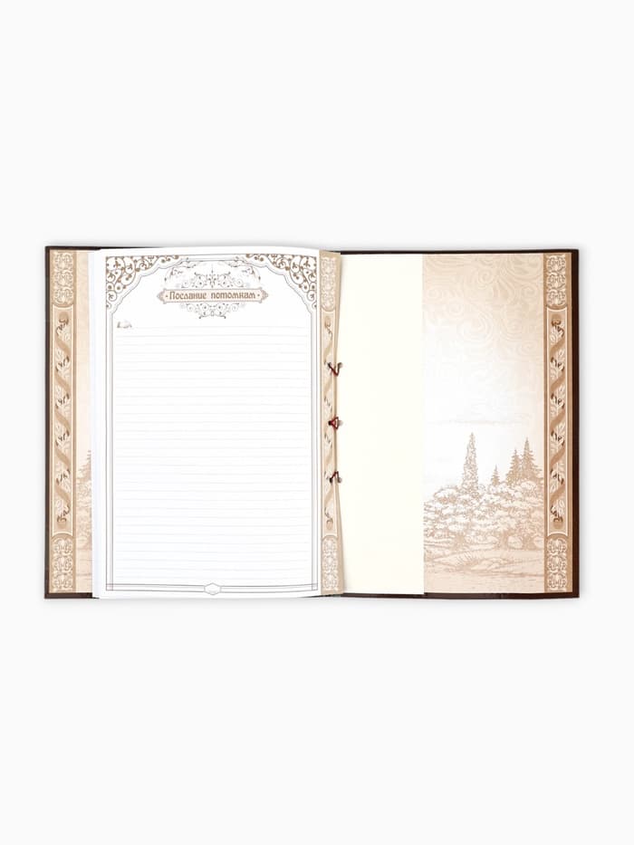 Родословная книга «Семейная летопись», перо, 50 листов, 22×31 см