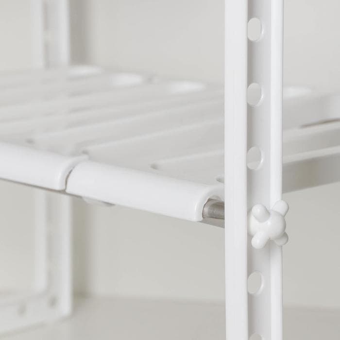 Полка под раковину раздвижная, 26×50(70)×38 см, белая