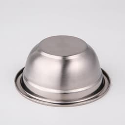 Миска, 500 мл, 14×6 см, 201 марка стали, толщина 0.8 мм, внутренний диаметр 12 см, нержавеющая сталь