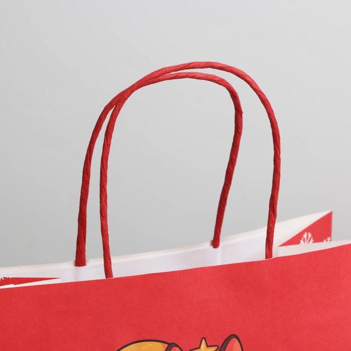 Пакет подарочный новогодний «Следующий год будет лучше», 22×22×11 см