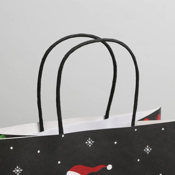 Пакет подарочный новогодний «Беру всё вино на себя», 22×22×11 см