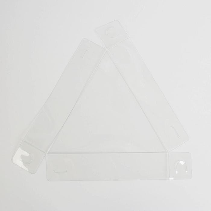 Коробка для кондитерских изделий новогодняя с пластиковой крышкой Friends, 18×18×4 см