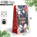 Пакет без ручек «Новогоднее время», 10×19.5×7 см