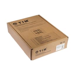 Коллекторная группа TIM KAS5004, 1" × 3/4", 4 выхода, с расходомерами, нержавеющая сталь