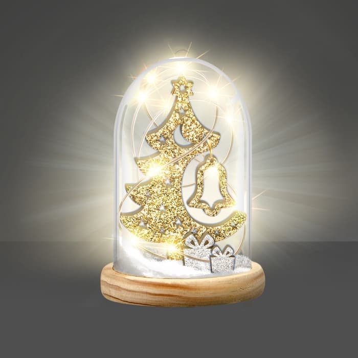 Набор для творчества «Новогодний ночник. Ёлка», деревянные вставки