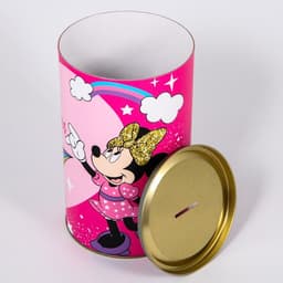 Копилка металлическая, 20.5 см × 12 см × 12 см, XXL «На приключения, развлечения и вкусняшки», Минни и Единорог