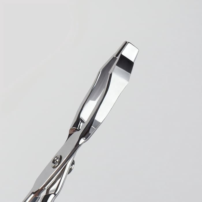 Пинцет в форме ножниц, изогнутый, 8 см