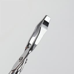 Пинцет в форме ножниц, изогнутый, 8 см