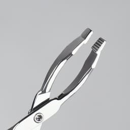 Пинцет в форме ножниц, изогнутый, 8 см