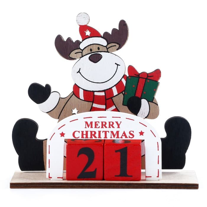 Календарь настольный вечный «С Новым годом!», 15 см, МИКС