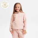 Худи для девочки MINAKU: Basic Line KIDS, цвет пудровый, рост 104 см