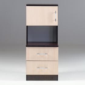 Тумба прикроватная «Аура», 950×400×415 мм, цвет венге/дуб молочный