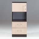 Тумба прикроватная «Аура», 950×400×415 мм, цвет венге/дуб молочный