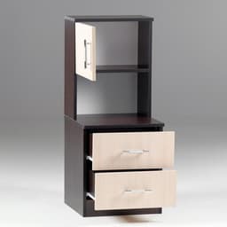 Тумба прикроватная «Аура», 950×400×415 мм, цвет венге/дуб молочный